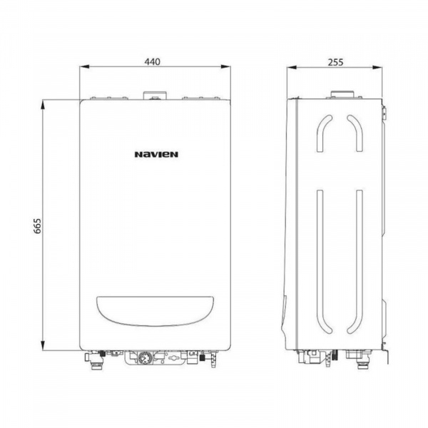 Котел 13 кВт газовый Navien 
